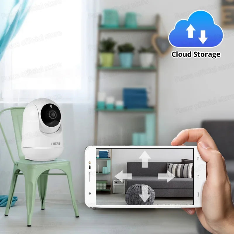Caméra de Surveillance WiFi Intérieure avec Suivi Automatique
